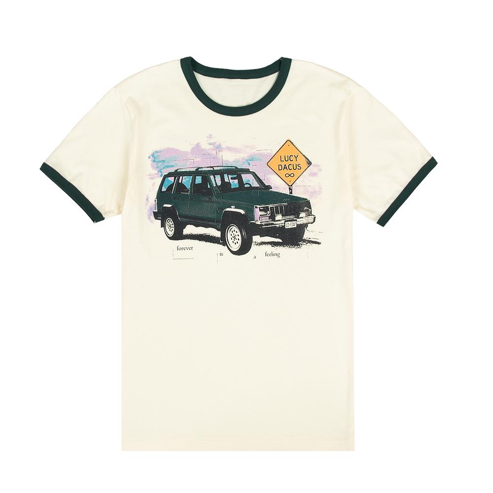 Green Truck Ringer Tee - Lucy Dacus Official Store