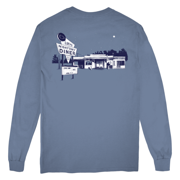 Lucy's Night Shift Diner Long Sleeve Tee Back