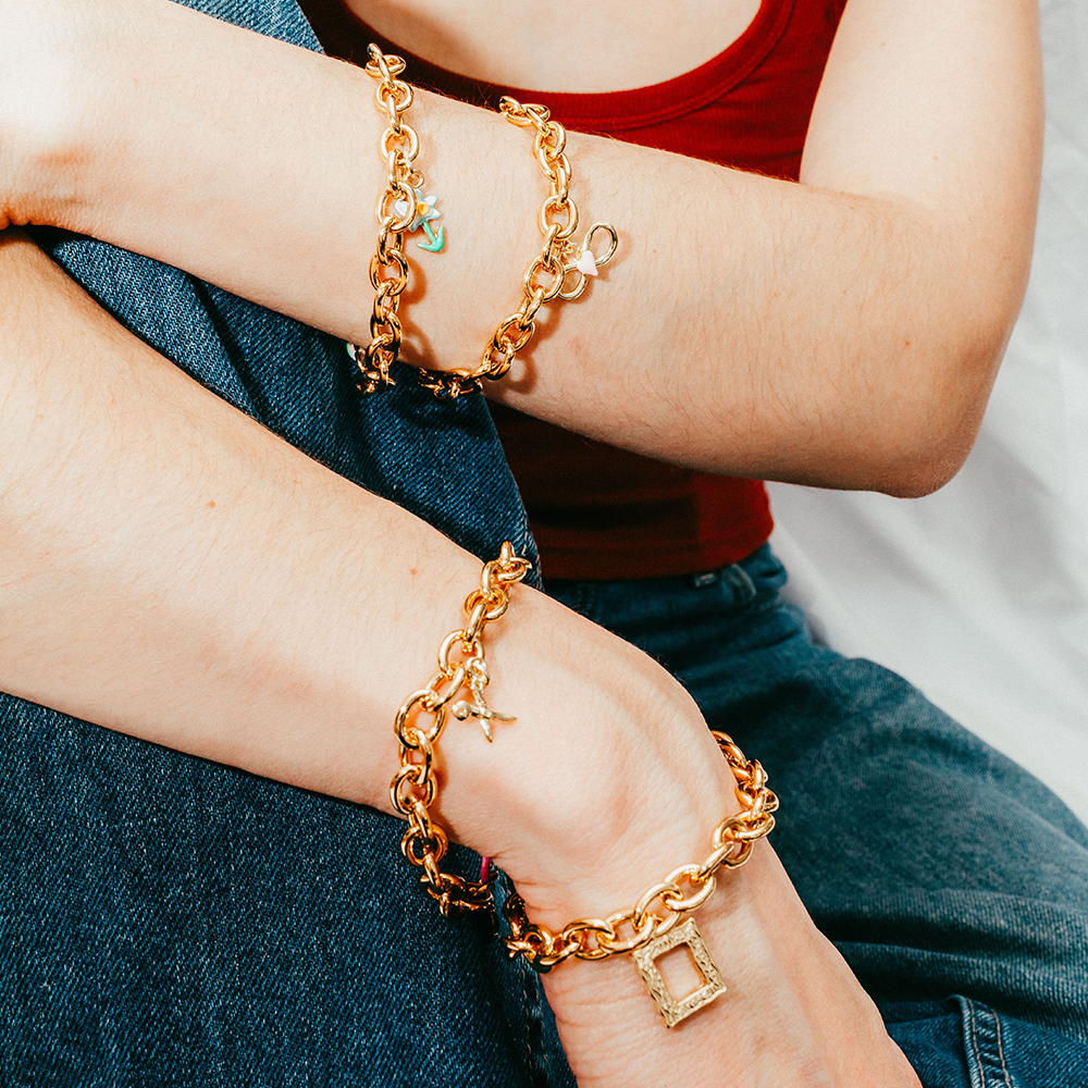 Modigliani Gold Frame x Susan Alexandra Charm 4 