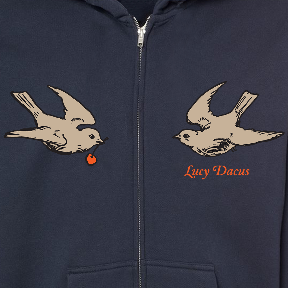 Swallows Zip Up Hoodie Detail